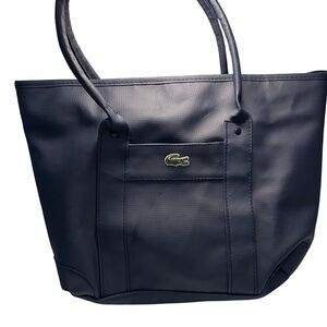 Lacoste Navy Blue Tote Bag